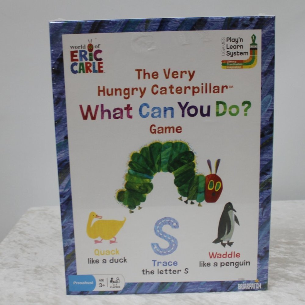 The Very Hungry Caterpillar Board Game What Can you do? world of Eric Carle